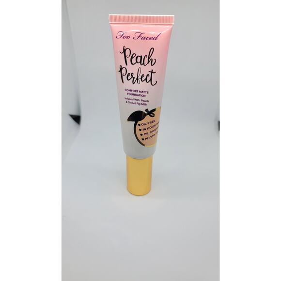 Too Faced Peach Perfect Foundation Spiced Rum - Picture 2 of 6